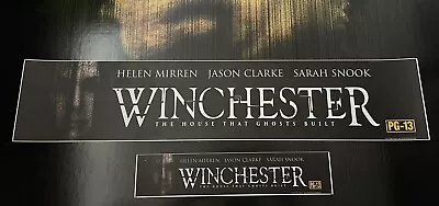 Winchester 2018 Horror Movie Mylar Original Banner Poster Small Large Lot 5X25 • $25