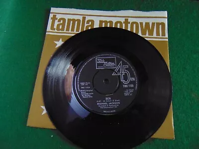 Michael Jackson - Ben Tamla Motown 1972 7  Single...Marvin Gaye • £5