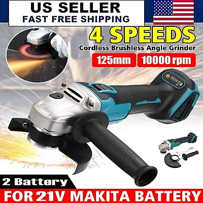 100MM Brushless Cordless Angle Grinder Cut-Off Grinding For Makita Battery 21V • $153.13