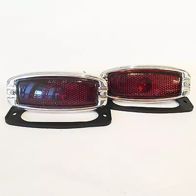 1 Pair 1941-48 Chevy Tail Lights With Rubber Body Gaskets -hot Rodclassic Truck • $49.95