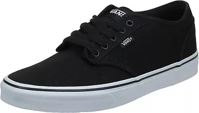 Vans Mens Atwood Skateboarding Shoes Trainers 6 - 13 Black Sneakers • £47.99