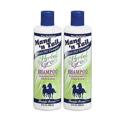 Mane 'n Tail Olive Oil Complex Herbal Gro Shampoo 12 Fl.oz - 2Pc • $15.95