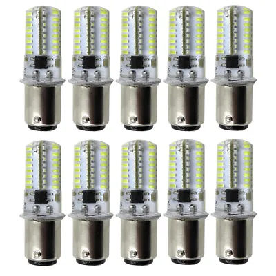 10pcs BA15D LED Light Bulb Fit Singer 221/301A/401A White Equivalent 25W 120V • $18.99