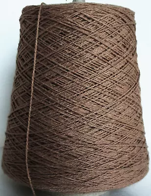SQUIRREL 4/2 Cotton Weaving Knitting Cone Yarn 1680ypp 1 Lb (450+ G) • $17.99