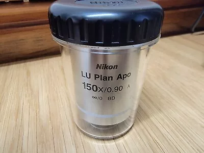 Nikon Microscope Objective Lens LU Plan Apo 150X/0.90 WD 0.42 Great Condition • $1500