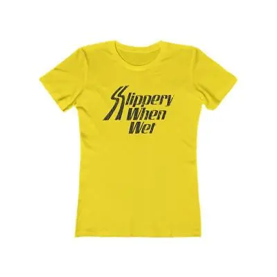 £29.41 • Buy Slippery When Wet 1986 Vintage Women's T-Shirt
