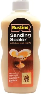 £15.14 • Buy Rustins Sanding Sealer 500ml Shellac RUSSS500ML Professional Turned Wood