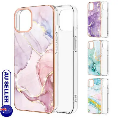 $10.89 • Buy Plating Marble Pattern TPU Case Cover Women Girls For IPhone 13 12 11 Pro Max