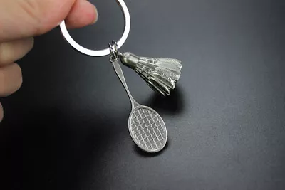 1pc Simulation Mini Badminton Key Ring Keyring Keychain Pendant Gift • $1.49