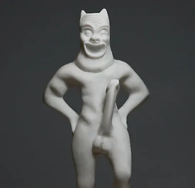 £32.55 • Buy SATYR Faunus Faun Phallus Nude Male Greek Handmade Statue Sculpture 7.85 In
