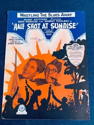 1930 Wheeler & Woolsey Movie  Half Shot At Sunrise Sheet Music. • $7.99