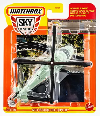 2024 Matchbox Sky Busters® #19 MBX Rescue Copter™ GREEN | WILDFIRE RESCUE | FSC • $9.99