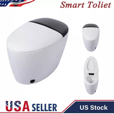  Elongated One-Piece Toilet Water-Saving Multifunctional Toilet With Flushing • $358.66