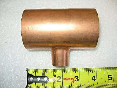 NIBCO 2x2x3/4 Wrot Copper Pressure Sweat Solder Reducing Tee 611R 2  X 2  X 3/4  • $17