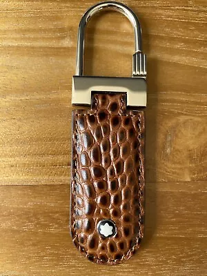 £50 • Buy Mont Blanc Style Croc Leather Look Stainless Steel Key Ring