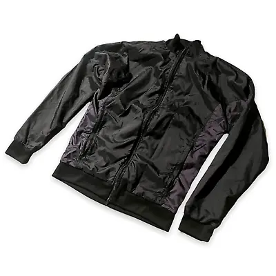 Super Rare Adidas Originals Jacket Bomber Glanz Cal Surf Black Shiny Small • £76.91