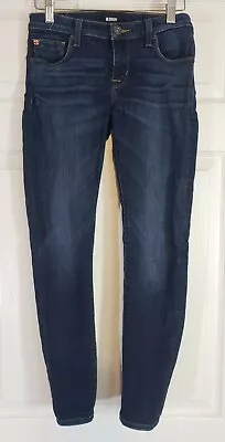 HUDSON Krista Super Skinny Ankle Blue Stretch Denim Jeans Women's Sz 25 • £27.55