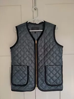 J. Crew Vest Womens Size Small  Puffer Quilted Hunter Green • $5.48