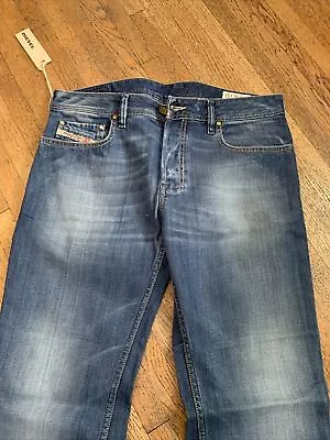 Diesel Industry Zathan Mens Blue Denim Jeans Size 32x32 Wash 008KK • $75