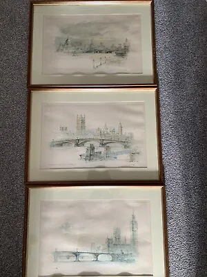 £30 • Buy Mads Stage Prints Of London. St Paul’s Cathedral. House Of Parliament Set Of 3