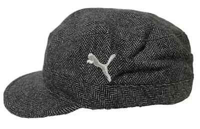 PUMA Army Cadet Engineer Hat Vintage Stretch Flex Wool Caboose Cap • $23