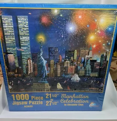 Vtg New York Manhattan Celebration 1000 Piece Jigsaw Puzzle Fourth Of July • $12.99