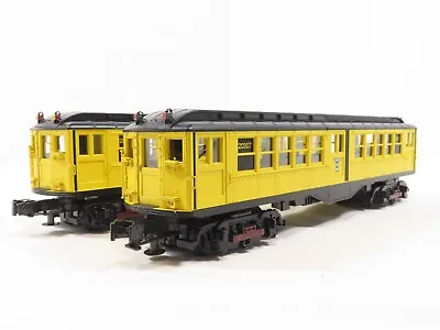 MTH 30-2758-3 Metropolitan Work Train 2-Car LO-V Subway Add-On Non Powered Set L • $269.99