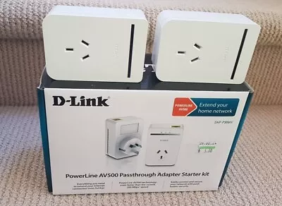 D-link DHP-P309AV Ethernet Powerline AV500 Network Adapter. Only One Powering Up • $17