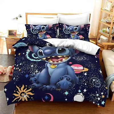 Amazing Stitch On The Space Lilo And Stitch Movie Fans Bedding Set • $76.50