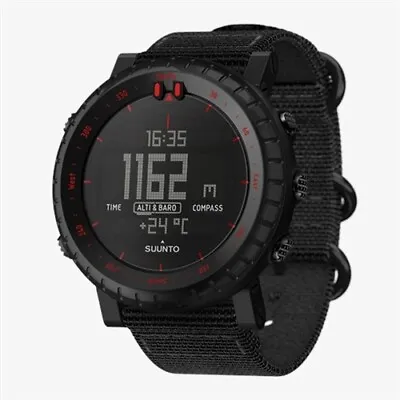 SUUNTO Core SS023158000 Watch Black Red 3ATM Azimuth Altitude Atmosphere Depth  • $175.35