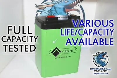 24V Lithium Battery W BMS K2 Energy K2B24V10EB LiFePO4 245Wh EBike Solar CPAP • $61