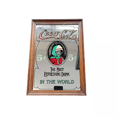 Vintage Coca Cola Advertising Pub Mirror • £15.99