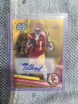 2023 Bowman U Marshawn Lloyd Gold Lava Auto 1st Bowman /50 USC • $0.99