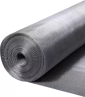 304 Stainless Steel Mesh Window Screen Roll 36  X 200  With Stab Resistant Glove • $46.31