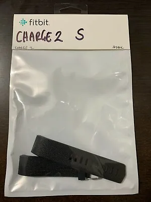$10 • Buy ***Genuine*** Fitbit Charge 2 Wristband. Size Small. BLACK **New** FBR160ABBKS