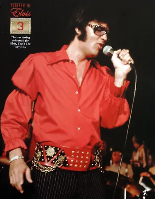 Elvis Presley Poster Page 1970 Thats The Way It Is Rehearsal . D3 • $9.95