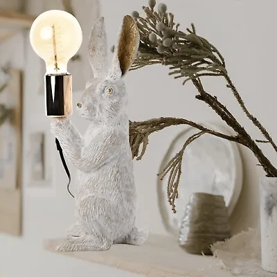 Sitting White Rabbit Lamp • £45