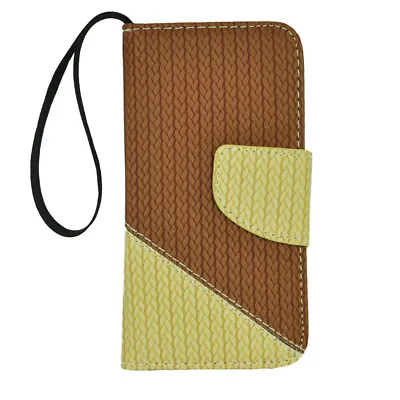 Mad Style Iphone 5 Flip Cover Case Waffled Credit Card Slot Magnetic Closure • $15.99