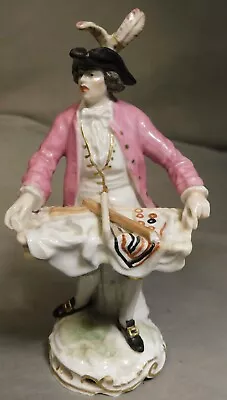 Antique French Porcelain Statue Figure SAMSON After Meissen Pastry Seller AS IS • $39.50