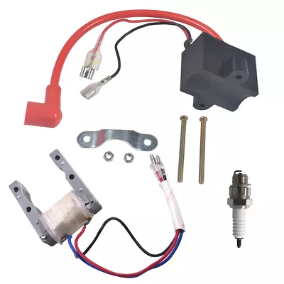 CDI Ignition Magneto Coil Spark Plug For 49cc-80cc 2 Stroke Motorized Bicycle • $15.99