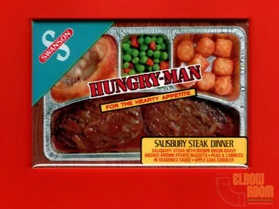 Swanson Hungry Man Dinner Salisbury  Vintage Box Art 2x3  Fridge/locker Magnet • $3.75