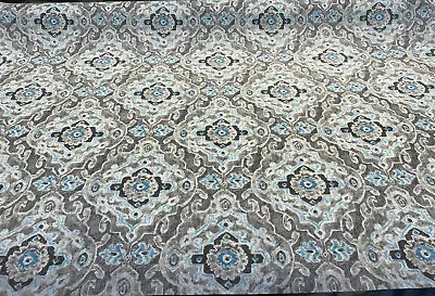 Outdoor Stamped Damask Stone Gray PKL Studio Fabric By The Yard  • $12.95