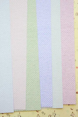 Pastel Linen Card Stock 250gsm Pretty Colour Cardstock Craft Cardmaking Postcard • £3.50