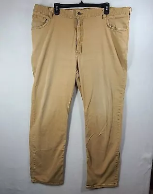 Carhartt Kakhi 42x34 Relax Fit Rugged Canvas Carpenter Pants  • $7.58