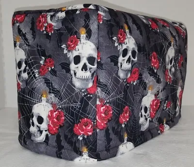 Skulls Webs & Roses Toaster Cover • $16.99