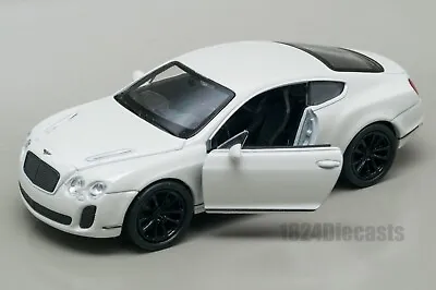 Bentley Continental Supersport White Welly Scale 1:34-39 Model Toy Car Gift • $25.82