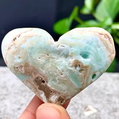 37G Natural Tianhe Stone Quartz Heart-shaped Crystal Spirit Restoration Series • $0.99