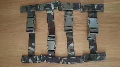 £6.99 • Buy Genuine British Army MTP Osprey Molle 4x T Bar Side Clips / Straps Op's Panel