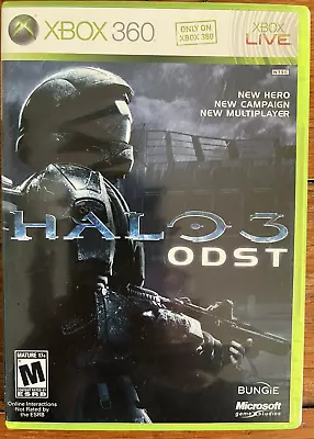 XBOX 360 Game  Halo 3  ODST New Hero New Game Rated M17+ Pre Owned (B21) • $9.99