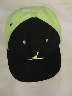 Air Jordan Black And Glow In The Dark Color Snapback Hat Kids Youth Yellow/White • $5.99